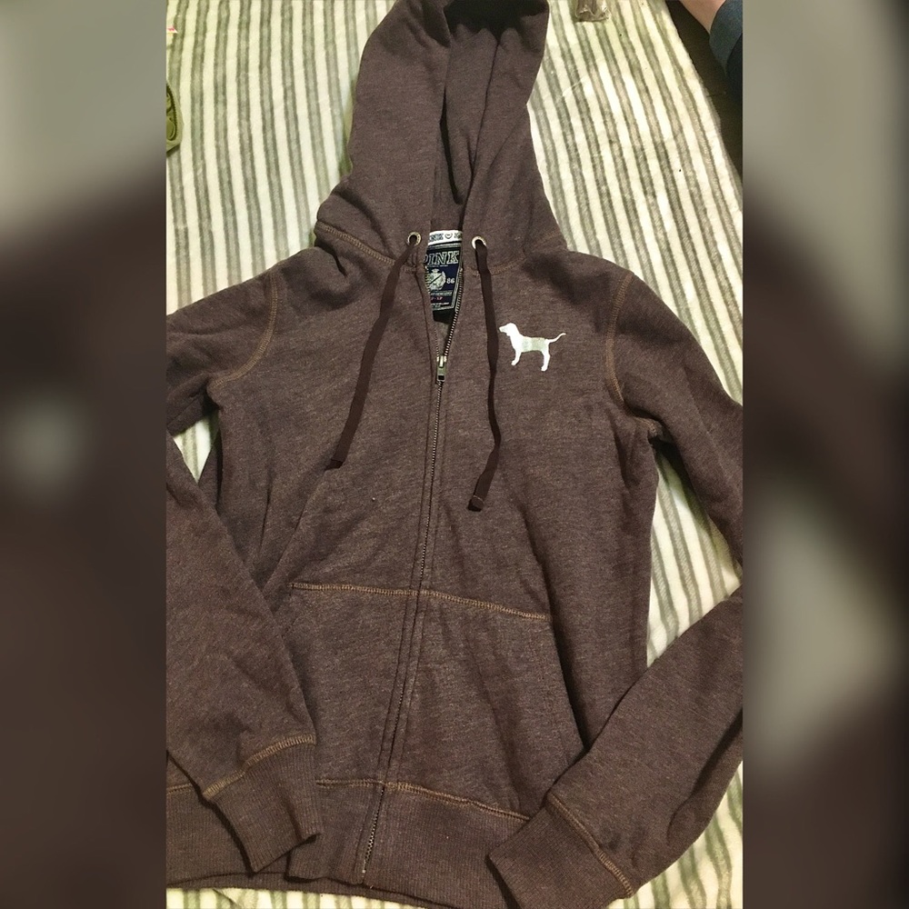 PINK zip up hoodie